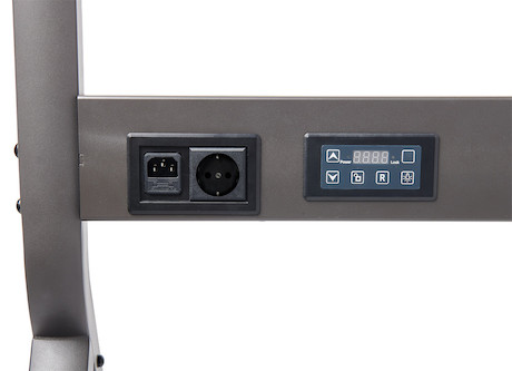 celexon Expert elektrisch höhenverstellbarer Display-Rollwagen Oslo - Demoware