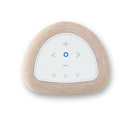 Bluesound PULSE FLEX drahtloser All-in-One-Streaming-Lautsprecher in beige