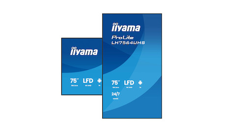 iiyama ProLite LH7564UHS-B1AG 4K UHD 75" Digital Signage-Display mit erweiterten Steuerungs- und Kon