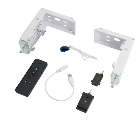 celexon Motor HomeCinema Plus Tension CLR-UST: 130"-Hochkontrast-Motorleinwand für Laser TV