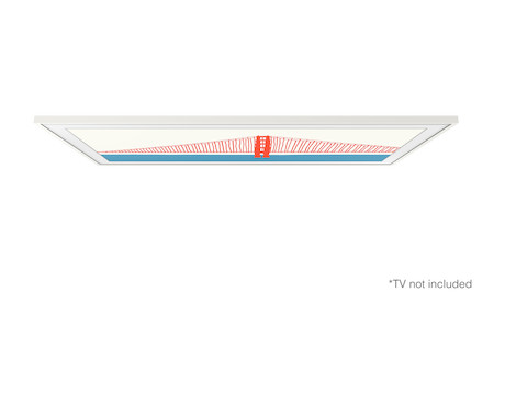 Samsung The Frame 43" Rahmen Modern in Weiß - Demoware