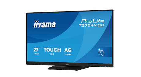 iiyama ProLite T2754MSC-B2AG 27" InCell PCAP 10 Punkte Touchscreen mit IPS-Panel-Technologie, Anti-G