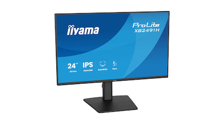 iiyama ProLite XB2491H-B1 24" Monitor mit IPS-Panel-Technologie, 120 Hz Bildwiederholfrequenz und vi