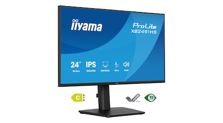 iiyama ProLite XB2491HS-B1 24″ Full-HD-Monitor mit IPS-Panel Technologie, 120 Hz Bildwiederholfreque