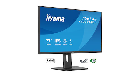 iiyama ProLite XB2797QSN-B1 27″ QHD-Monitor mit USB-C-Docking und LAN-Anschluss