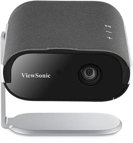 ViewSonic M1E Max Beamer mit 1080p Full HD, Google TV und 360°-Projektion für mobiles Entertainment