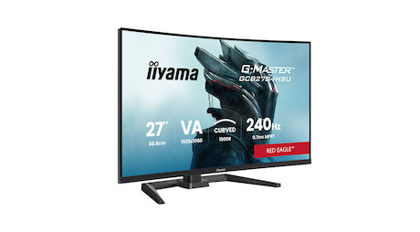 iiyama Red Eagle G-MASTER GCB2784HSU-B1 27" Curved Gaming-Monitor mit höhenverstellbarem Standfuß