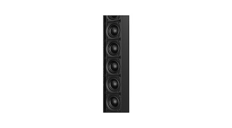 AUDAC VIRO-C801 Zeilenlautsprecher, 8 x 1,3“, 80 W, 8 oder 32 Ohm schaltbar, ultra kompakt, schwarz