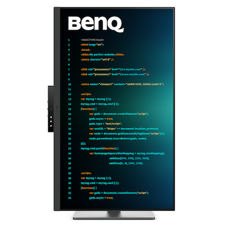 BenQ RD320U 32“ 4K Programmiermonitor mit Hintergrundbeleuchtung für professionelle Entwickler - Dem