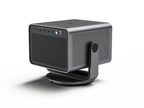 Leica Cine Play 1 4K Beamer mit 3000 Lumen, Smart-Home-Integration und Sprachsteuerung in einem trag