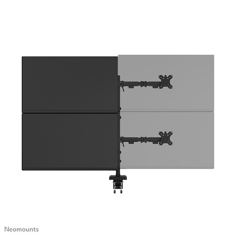 Neomounts DS60-600BL2-2 Quadruple-Monitorarm für vier Monitore bis zu 32 Zoll