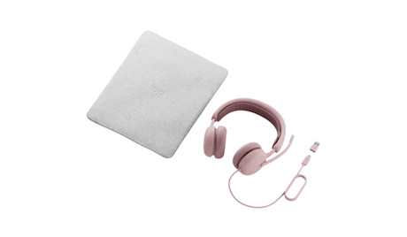 Logitech Zone Wired 2 For Business Headset für Microsoft Teams, Farbe: Rosa
