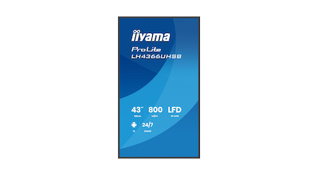 Iiyama 43" 3840x2160 UHD VA VESA Mount 300x300