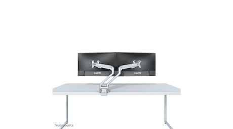 Neomounts FPMA-D750DSILVER Monitorarm 10-32" - Gasfeder - Topfix - Klemme/Durchführung - 8 kg - 25,4