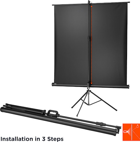 celexon Stativleinwand Economy 219 x 219 cm