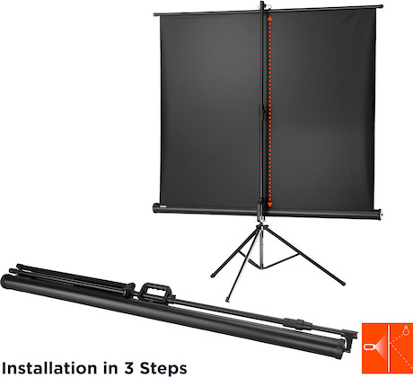 celexon Stativleinwand Economy 219 x 123 cm