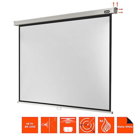 celexon Rolloleinwand Professional 160 x 120 cm - 4:3 - Gain 1,2