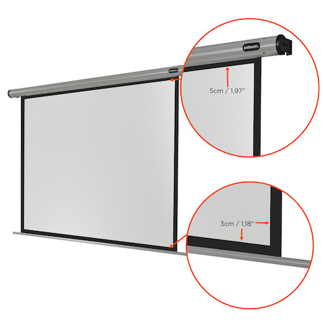 celexon Leinwand Motor HomeCinema 160 x 120 cm