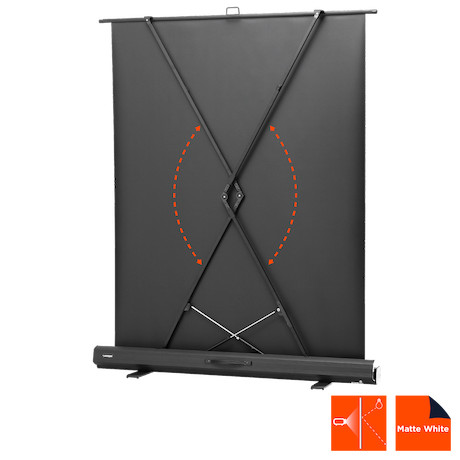 celexon Ultramobil Professional Plus: 180 x 135 cm (89" 4:3) Mobile Pull-up-Leinwand