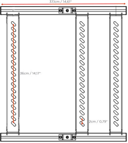 celexon Beamer Deckenlift PL300 - max. ausfahrbar bis 47 cm - 15kg Traglast