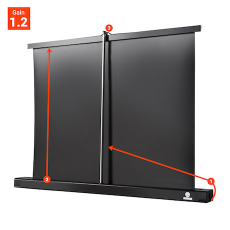 celexon Tischleinwand Professional Mini Screen 81 x 61cm