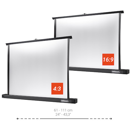 celexon Tischleinwand Professional Mini Screen 111 x 62cm