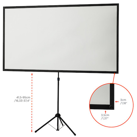 celexon 80" Stativleinwand Ultra-lightweight 177 x 100cm