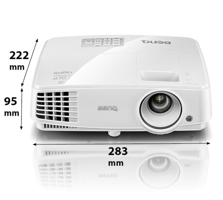 BenQ MS524 Beamer mit 3200 ANSI-Lumen und SVGA Auflösung