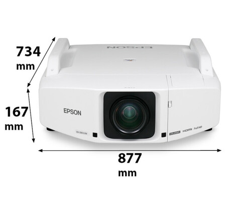Epson EB-Z8050W Installationsbeamer mit 7000 ANSI-Lumen und WXGA
