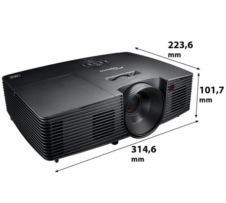 Optoma W316 3D Heimkino Beamer mit 3400 ANSI-Lumen und WXGA Auflösung