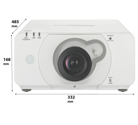 Panasonic PT-DX500E Installationsbeamer mit 4500 ANSI-Lumen und XGA