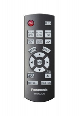 Panasonic PT-AT6000E Heimkino Beamer mit 2400 ANSI-Lumen und Full-HD