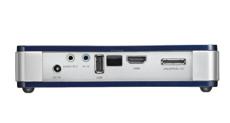 Vivitek Qumi Q5 (blau) Mini Beamer mit 500 ANSI-Lumen und WXGA