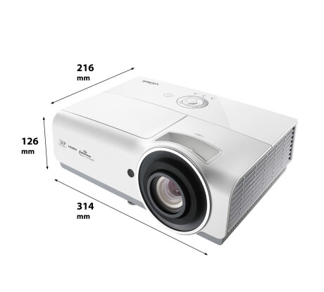 Vivitek DH833 Schulbeamer mit 4500 Lumen und Full HD Auflösung