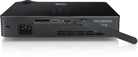 Dell M900HD Mobiler Beamer mit 900 ANSI-Lumen und WXGA Auflösung