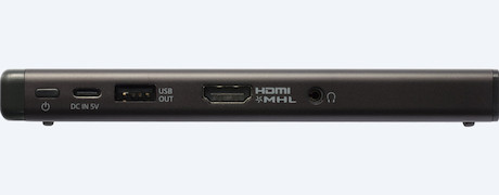 Sony MP-CD1 Mini Beamer mit 105 ANSI-Lumen und WVGA Auflösung