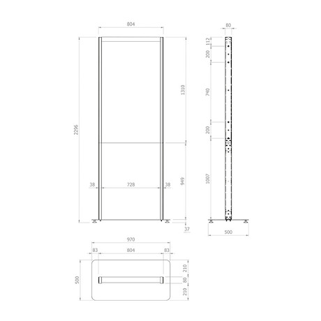 Hagor Standfuß für Samsung OM55N-D