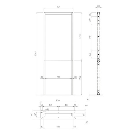 Hagor Bodenhalterung für Samsung OM55N-D