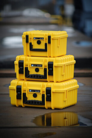 B&W Hartschalenkoffer Typ 2000 mit Würfelschaum, gelb