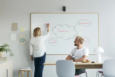 Huddly Canvas - Eine Smart-Kamera für Whiteboards, 12 MP, 120° FOV