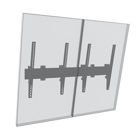 Hagor comPROnents® Menuboard Wandhalterung für 2 Displays 46-65" Portrait|max.VESA 400x600