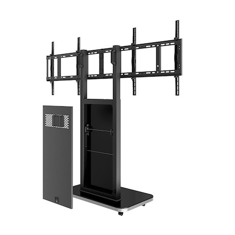 Hagor Pro-Tower M Dual mobiles Standsystem mit VESA-Dualaufnahme