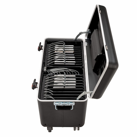 PARAPROJECT Case TC20 TwinCharge Tabletwagen, inkl. USB-C auf Lightning® Kabel, schwarz