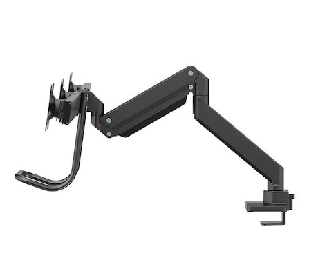 Neomounts NM-D775DX3BLACK Tischhalterung für drei Flachbildschirme bis 27" | 6 kg (pro Bildschirm)