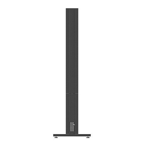 Hagor HP Kiosk 55" FS – B2B Indoorstele für zwei Bildschirme, Back-to-Back | Portrait-Format | Bilds