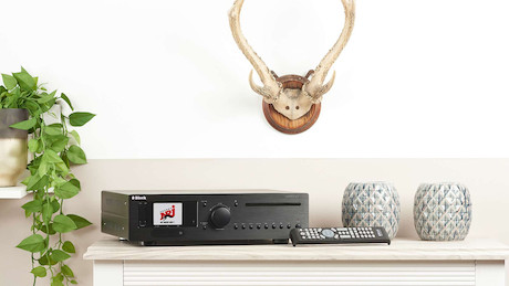 Block CVR-200 Blu-ray Internet Receiver mit 2x 100W Musikleistung für Streaming und Video-Wiedergabe