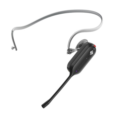 Yealink WH63 E2 konvertierbares schnurloses Mono DECT-Headset | mit Basisstation | zertifiziert für