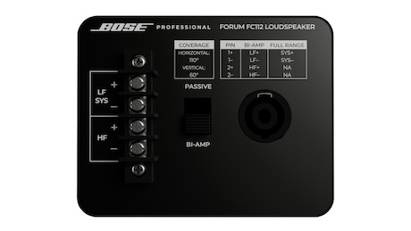 Bose Professional Forum FC112 Koaxialer Fullrange-Lautsprecher mit Punktschallquellencharakteristik
