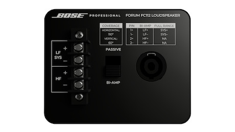 Bose Professional Forum FC112 Koaxialer Fullrange-Lautsprecher mit Punktschallquellencharakteristik