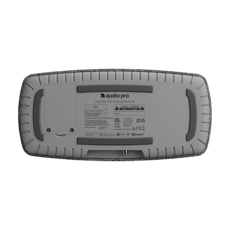 Audio Pro A15 portabler, spritzwasserfester Multiroom-Lautsprecher in Dunkelgrau